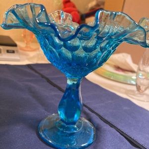 Blue Compote Dish